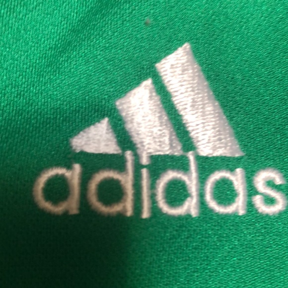 Adidas Climalite Green Gold Fighting Irish Notre Dame Sports Jersey  Polo Shirt - Picture 5 of 11